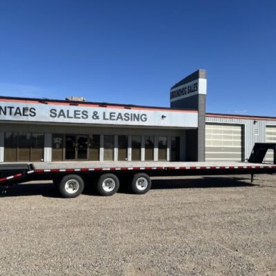 2025 ABU 40" Gooseneck Flat Deck Trailer - STOCK #3235