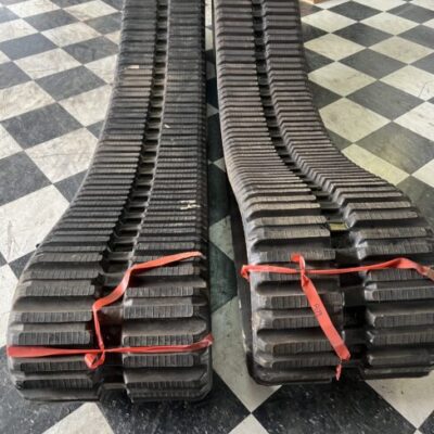 Brand New Flat-Bar Pattern Skidsteer Tracks - STOCK #A119