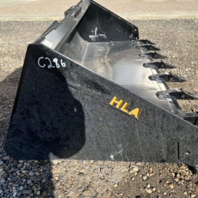 New HLA 78 Inch Tooth Skidsteer Bucket - STOCK #C286