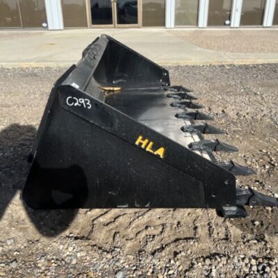 New HLA 72 Inch Tooth Skidsteer Bucket - STOCK #C293