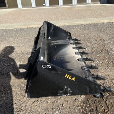 New HLA 72 Inch Tooth Skidsteer Bucket - STOCK #C292