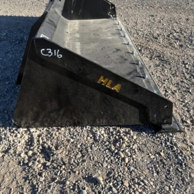 New HLA 78 Inch Smooth Skidsteer Bucket - STOCK #C316